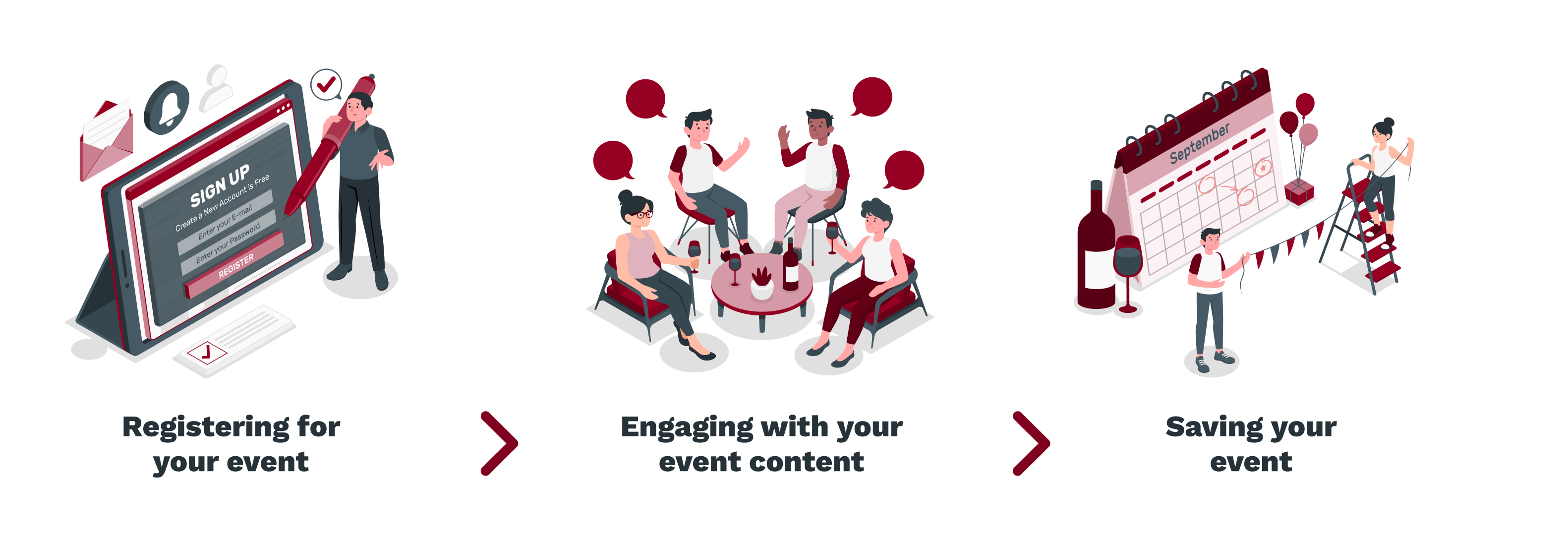Registering for your event -_ Engaging with your event content -_ Saving your event (2)
